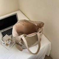 Fashionable Large Capacity Transparent Tote Bag for Students