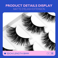 GROINNEYA 5 Pairs Natural B-Curl Baby False Eyelashes for Asian Eyes