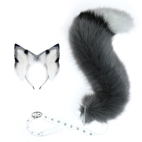 Halloween Fox Ear and Tail Cosplay Set with Headband