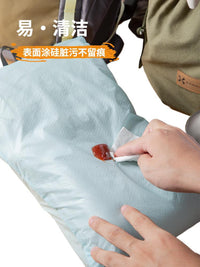 Portable Waterproof Laundry Bag for Travel and Outdoor Use, Large Capacity Clothes and Socks Organizer