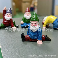 Mini Yoga Gnome Figurines for Micro Landscape Decor