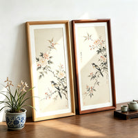 Wooden Acrylic Picture Frame for Calligraphy and Painting Display