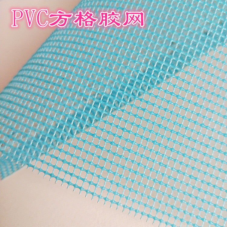 Heavy-Duty PVC Square Mesh Fabric for Anti-Slip Mats, Bags, and Tents
