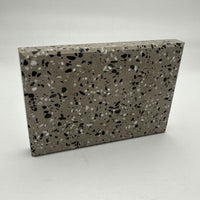 Matte Khaki Black Terrazzo Porcelain Tile for Villas and Gardens