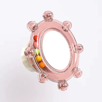 Parrot Mirror Toy with Rotating Bell for Cage Entertainment, Suitable for Small Birds like Peony and Cockatiel