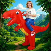 Inflatable Dinosaur Costume for Kids and Adults - Funny Performance Outfit for Festivals and Parties