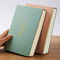 A5 Soft Leather Notebook, 520 Pages, Lined Paper, Aesthetic Journal for Students and Office