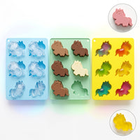 Hot-Selling Food-Grade Silicone Ice Cube Tray, 6-Cavity Pony Shape Ice Mold, High Temperature Resistant Ice Box