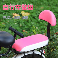 Mountain Bike Rear Seat Cushion with Backrest and Footrest for Kids