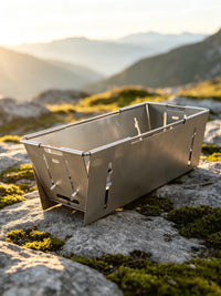 Portable Stainless Steel Folding BBQ Grill for Outdoor Camping and Home Use