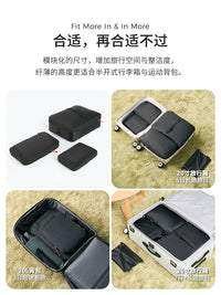 NextPacker V3 Double-Layer Waterproof Travel Compression Packing Cubes for Luggage