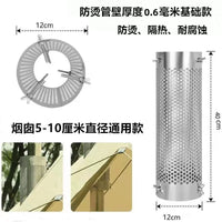 Stainless Steel Anti-Scald Mesh for Outdoor Camping Tent Wood Stove Chimney Pipe