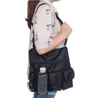 Outdoor Beach Chair Hanging Storage Bag Waterproof Oxford Cloth Shoulder Seat Side Organizer