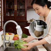 Faucet Filter Cotton Splash-proof Net for Kitchen and Home Water Purification, Washable