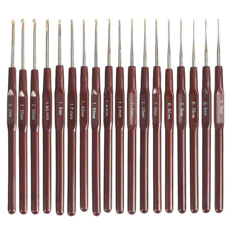 Crochet Hook Set with Yarn for DIY Knitting Projects