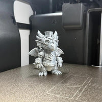 3D Printed Steampunk Dragon Figurine Desktop Ornament