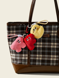 26 English Alphabet Plush Doll Keychain Bag Charm