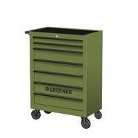 Green Forest Heavy-Duty Rolling Tool Cart with Drawers for Workshop and Garage