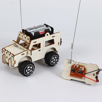 DIY Remote Control Jeep Kit Educational Science Model for Kids
