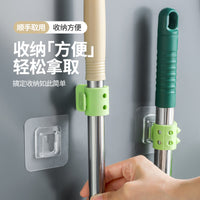 Multi-Purpose Storage Strap for Mop and Cable Organization