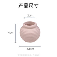 Aquarium Ceramic Pot for Aquatic Plants, Fish Tank Landscaping Ornament, Submersible Planting Ring for Beginners