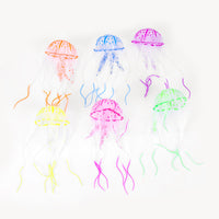 Aquarium Luminous Artificial Jellyfish Ornament for Fish Tank Decoration