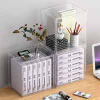 Large Clear Acrylic Display Case for Collectibles, Toys, Models, and Books - Dustproof Storage Box