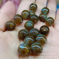 Mermaid Shimmer Starry Round Resin Imitation Cat Eye Beads for DIY Jewelry Necklace Bracelet Beading Material