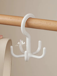 Multi-functional Rotating 5-Claw Hanger for Wardrobe Organization, Belts, Ties, Scarves, and Bags