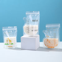 Portable Disposable Breast Milk Storage Bags for Travel, Large Capacity, Leak-Proof