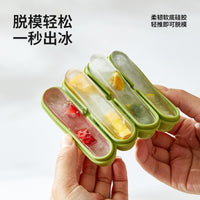 Lexia Soft Silicone Ice Cube Tray for Refrigerator, Food-Grade Easy-Release Ice Pop Mold