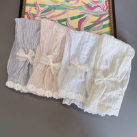 Ice Silk UV Protection Arm Sleeves for Women with Bowknot Detail