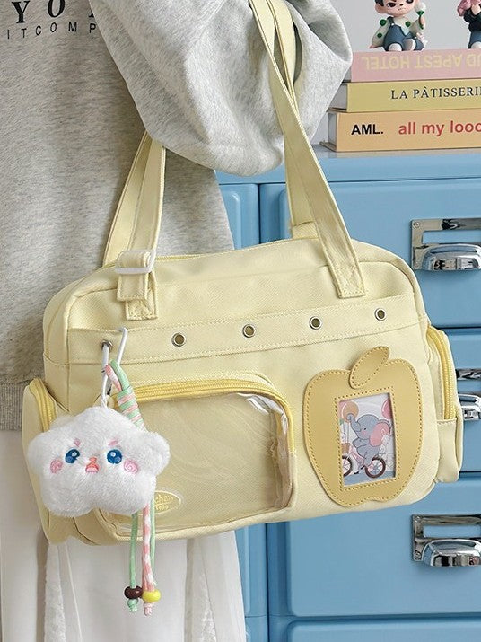 2026 New Trendy Versatile Large Capacity Ita Bag for Women Casual Fashion Simple College Style Shoulder Handbag