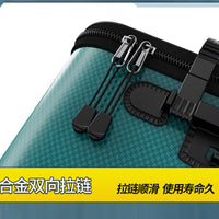Portable Foldable Fishing Bucket with Aerator, Thickened Multi-functional Live Fish Container, Lightweight Fishing Box