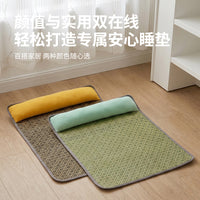 Pet Cooling Rattan Mat Foldable Portable for Cats and Small to Medium Dogs