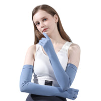Women's Long UV Protection Sunscreen Gloves for Outdoor Activities