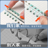 5-Hole Loose Leaf Binder Rings for Notebooks and DIY Projects