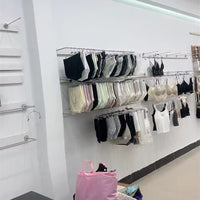 Stainless Steel Wall-Mounted Garment Display Rack for Lingerie and Bras