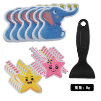 PEVA Anti-Slip Bath Stickers for Kids - Cute Cartoon Animal Designs