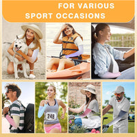 Cooling UV Protection Arm Sleeves for Cycling Running Outdoor Sports Gradient Solid Colors