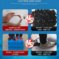 Foldable Storage Crate with Lid, Rectangular Plastic Container for Outdoor, Supermarket, Logistics