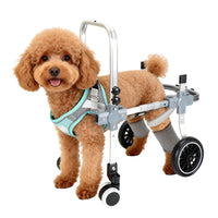 Adjustable Pet Wheelchair for Hind Leg Support - Lightweight Dog & Cat Mobility Aid