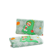 Natural Latex Pillow for Adults and Kids - Pure Cotton Cover, Neck Support