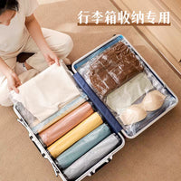 Roll-Up Vacuum Compression Bags for Travel and Home Storage