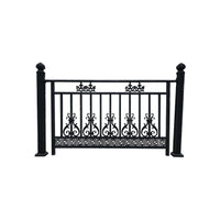 Anti-Climb Steel Fence for Residential, School, and Outdoor Security
