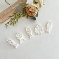 Fish Polymer Clay Earring Molds for DIY Jewelry Pendants and Cake Decorating