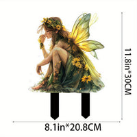 Acrylic Garden Stakes Outdoor Yard Decorations