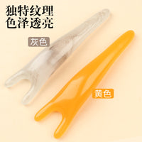 Resin Gua Sha Nose Scraper for Facial Massage and Meridian Dredging
