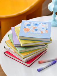 Square Blank Flip Notebook for Sketching, Journaling, and Study Notes