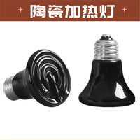 100W Ceramic Heat Emitter, Reptile Heat Lamp for Terrariums, No Light Emitting, Pet Brooder Coop Heater